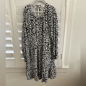 Cute leopard print girls dress from Crewcuts size medium.
